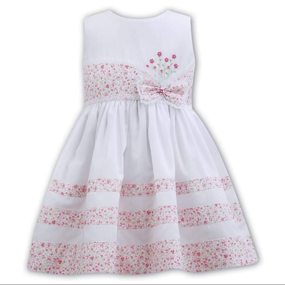 NWT Sarah Louise Girls Floral Print Dress